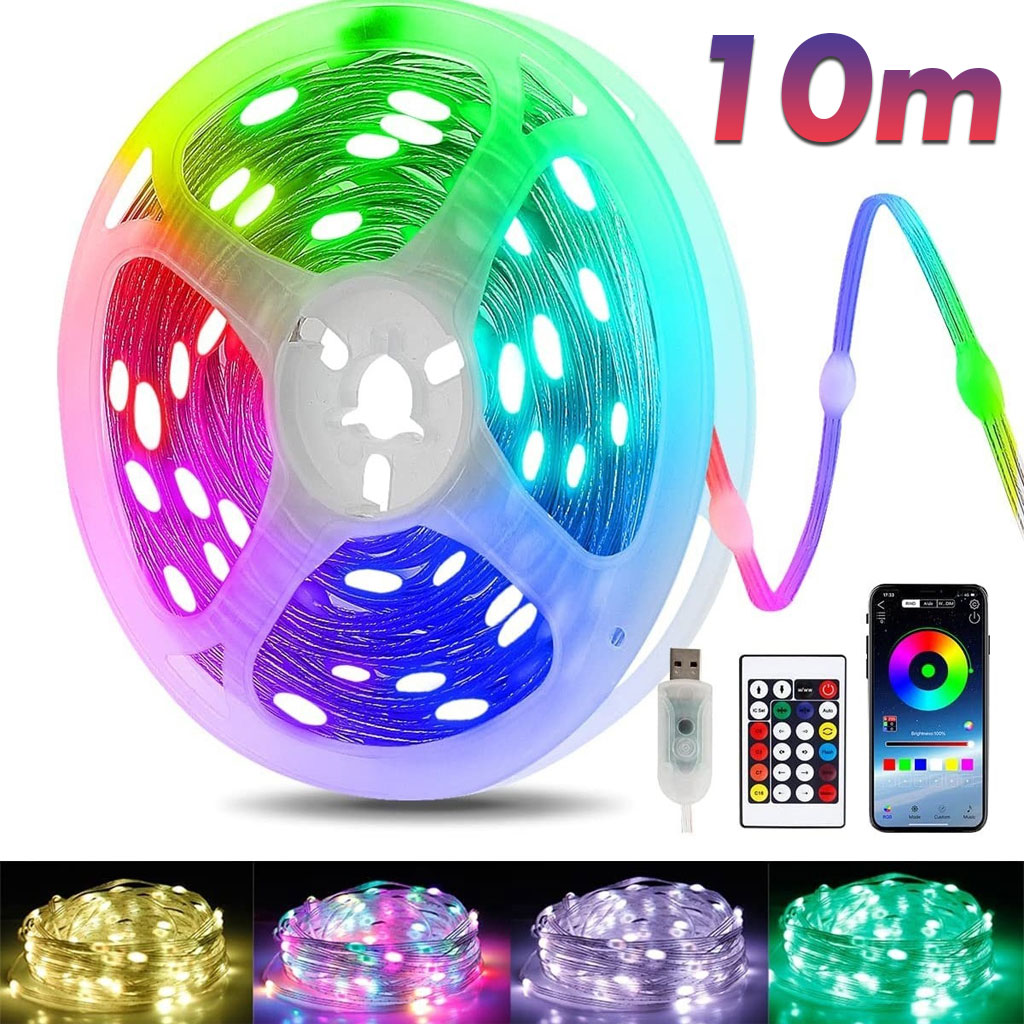 Led Fairy String Lights - Bluetooth LED String Lights USB 5V