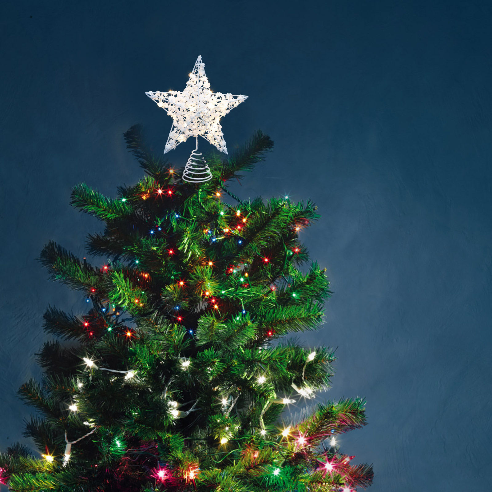 1Pcs Christmas Tree Star Lamp  - Star Tree Topper ulasan dan harga