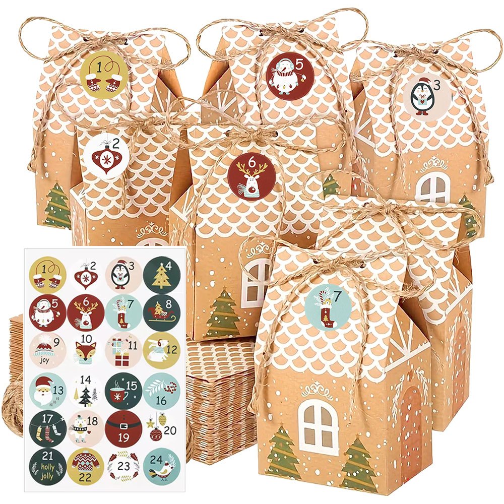 24pcs/Sets Christmas Advent Ca - Advent Calendar Gift ulasan dan harga