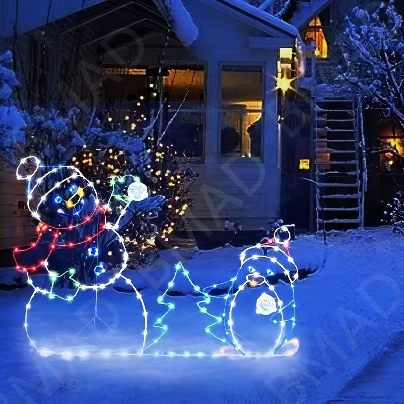 Animated Snowball Light LED Gl - Christmas Lights Outdoor ulasan dan harga