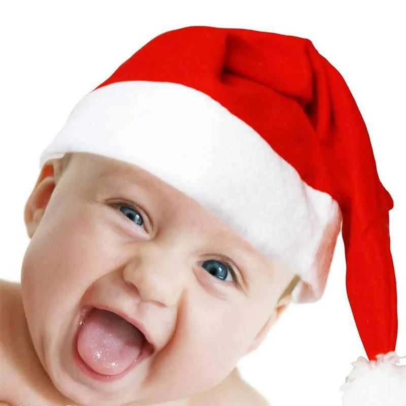 1-20PCS Christmas Pet Santa Ha - Santa Hat Plush ulasan dan harga