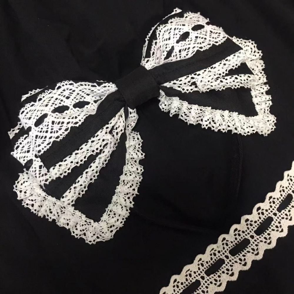Y2K Lolita Lovely Lace Headban - Ribbon Bow Gift ulasan dan harga