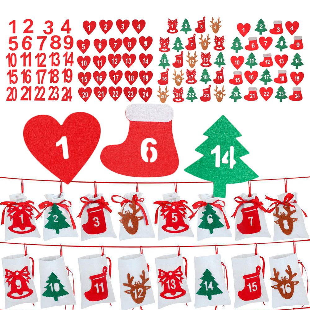 24Pcs/Bag Merry Christmas Adve - Advent Calendar Gift ulasan dan harga