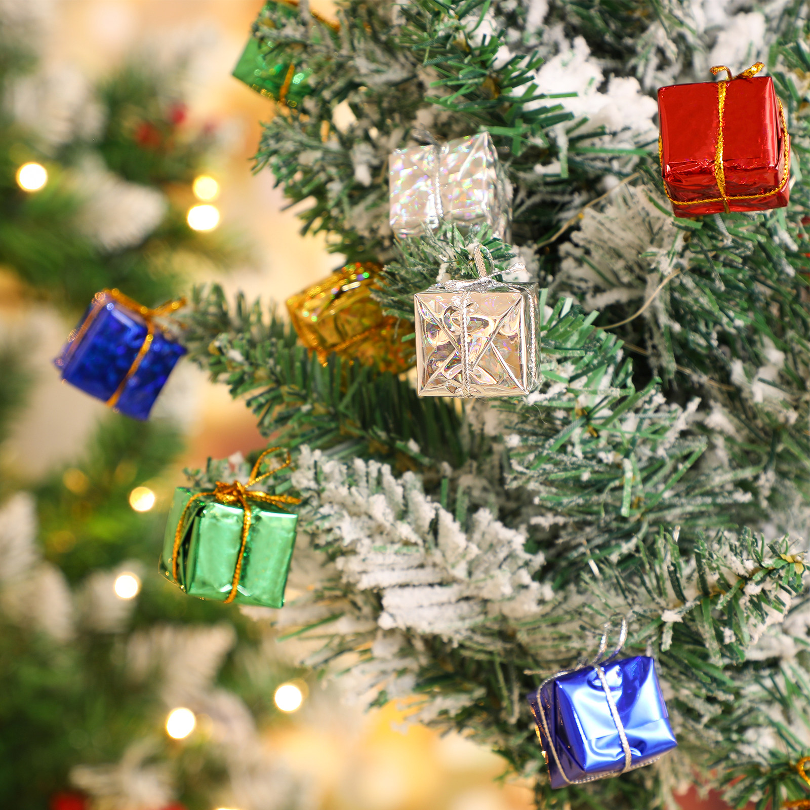 24Pcs Christmas Tree Hanging D - Gift Box Wrap Set ulasan dan harga