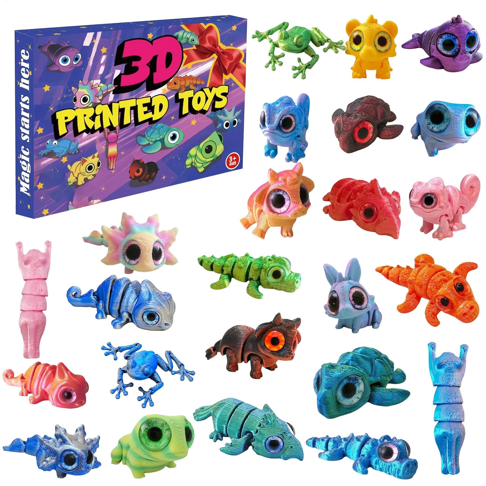 3D Printed Animals Christmas A - Advent Calendar Gift ulasan dan harga