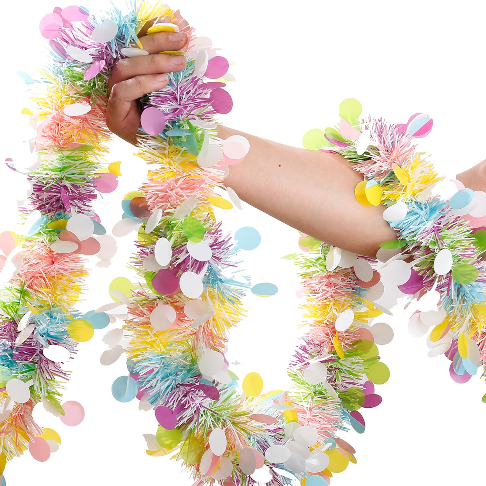 Easter Garland Decor 2PCS Glit - Tinsel Garland Decoration ulasan dan harga