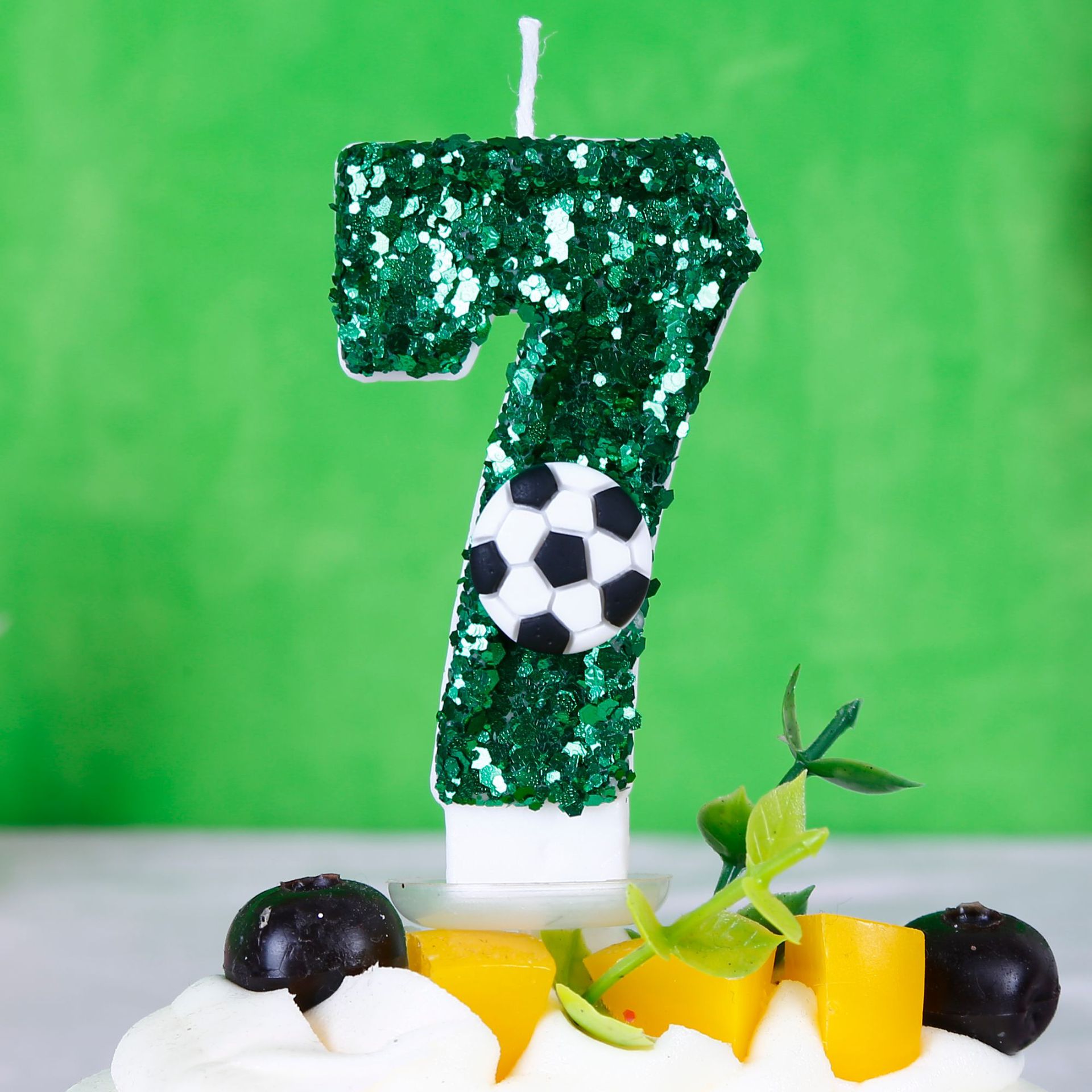 Boy Series 3D Green Football B - Holiday Candle Set ulasan dan harga