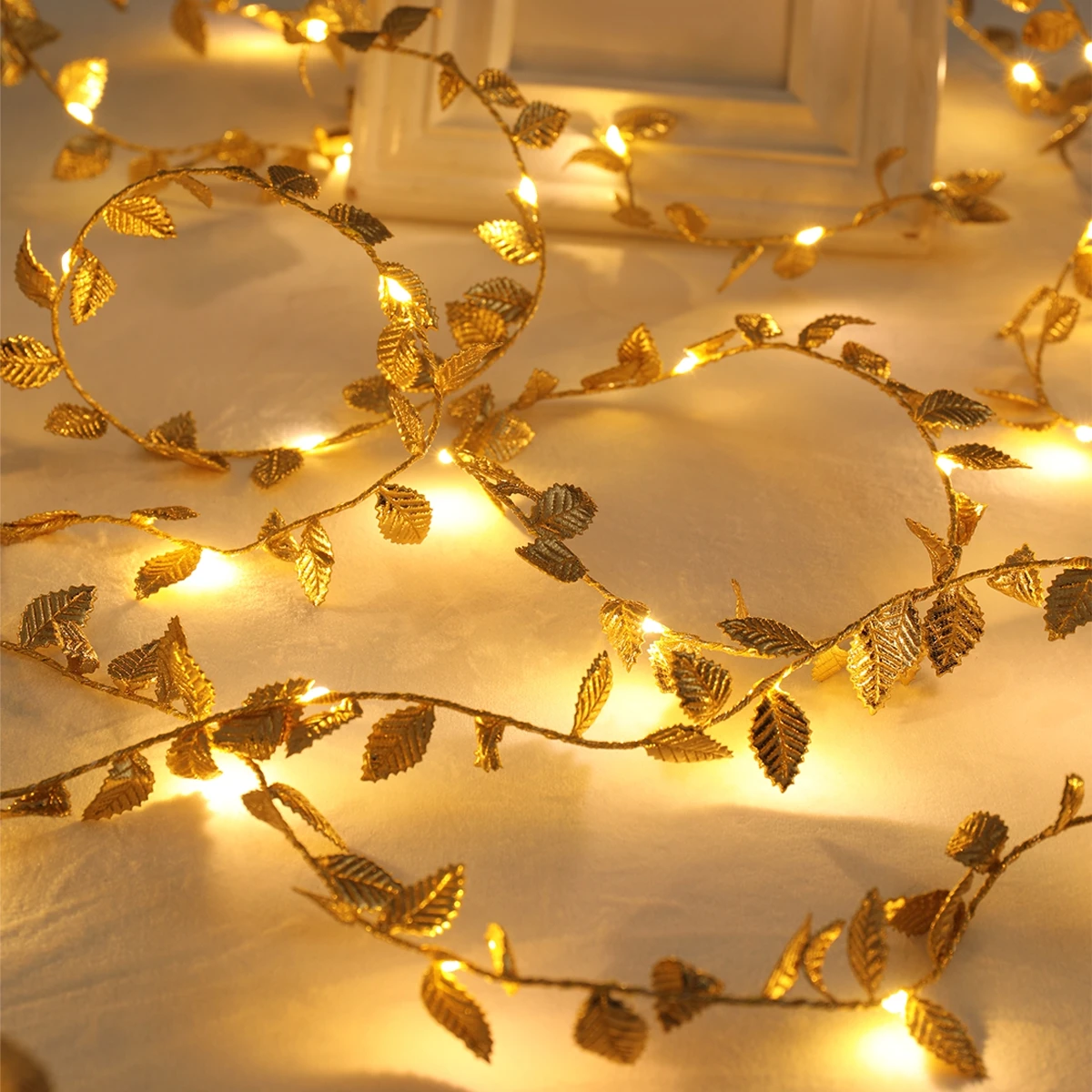 LED Golden Leaves String Light - Led Fairy String Lights ulasan dan harga