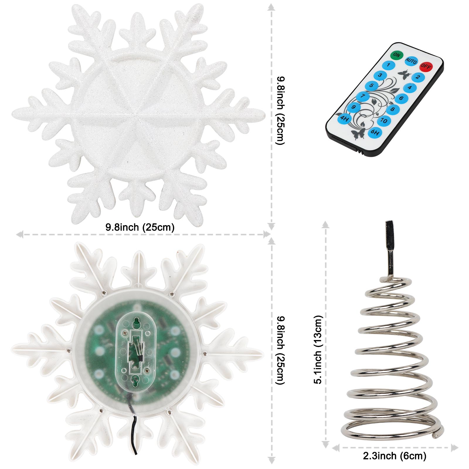 OurWarm Lighted Christmas Tree - Star Tree Topper ulasan dan harga