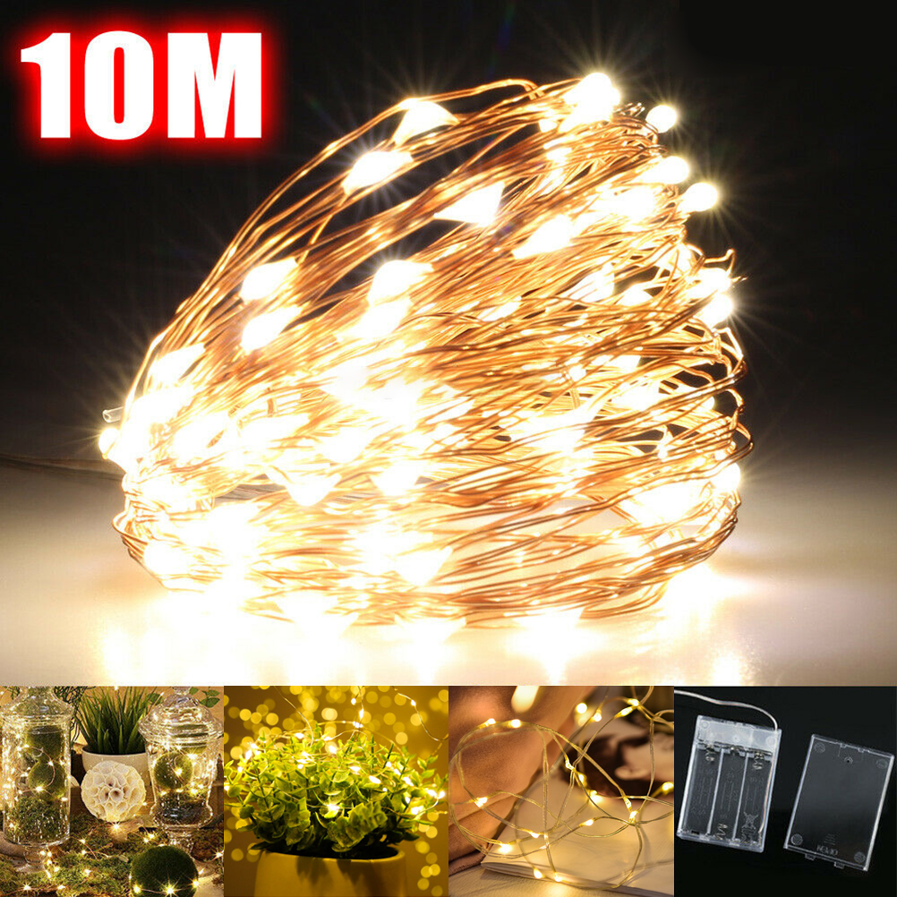 Copper Wire Lamp 10M LED Fairy - Led Fairy String Lights ulasan dan harga