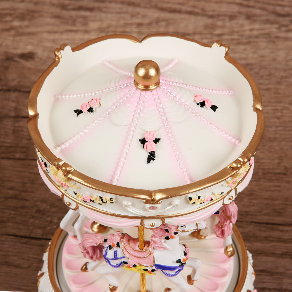 Luminous Carousel Music Box Mu - Snow Globe Musical ulasan dan harga