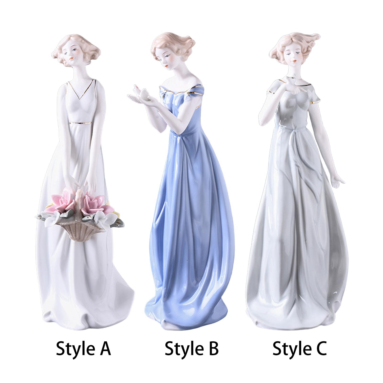 Porcelain Lady Statue Centerpi - Nutcracker Figurine ulasan dan harga