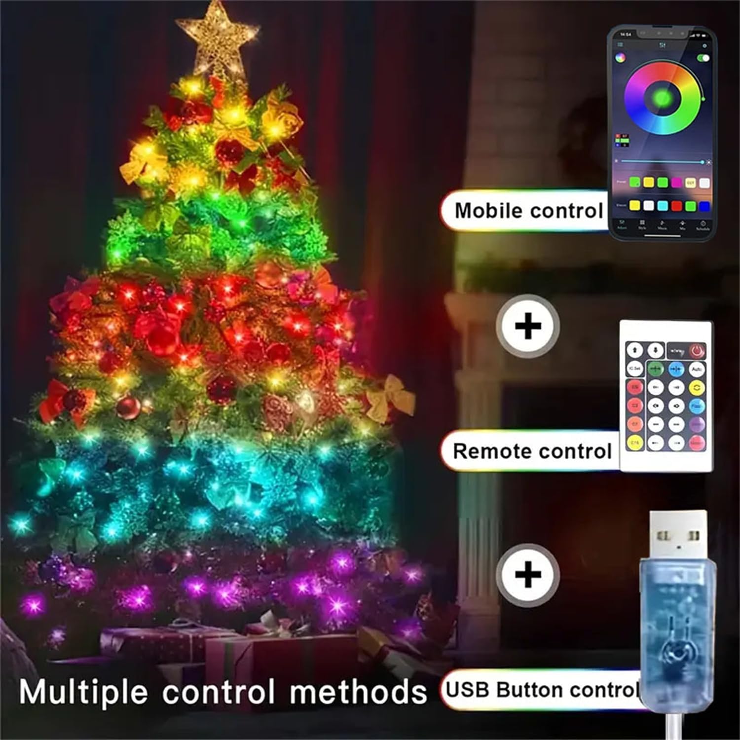 Bluetooth LED String Lights US - Led Fairy String Lights ulasan dan harga