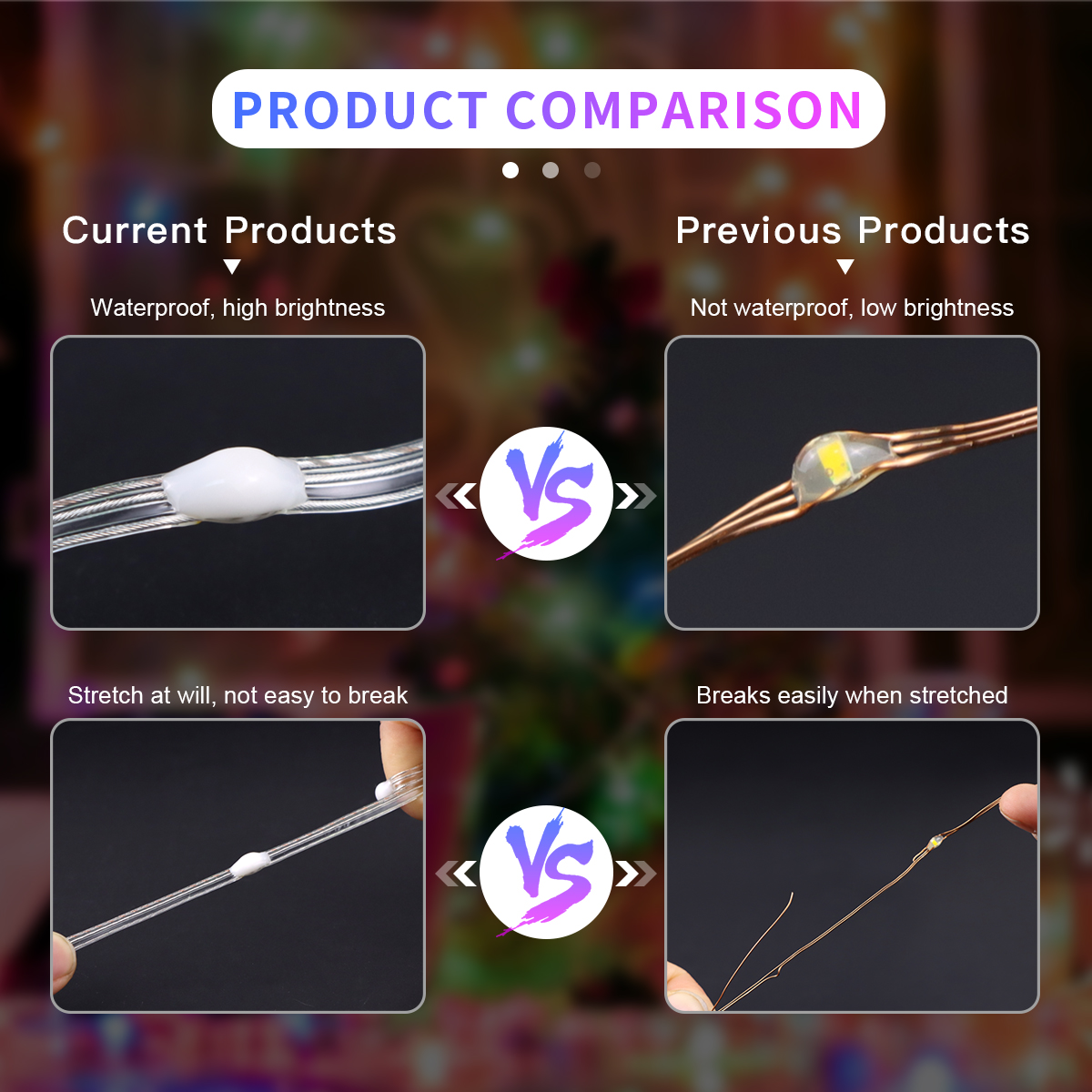 Bluetooth LED String Lights US - Led Fairy String Lights ulasan dan harga