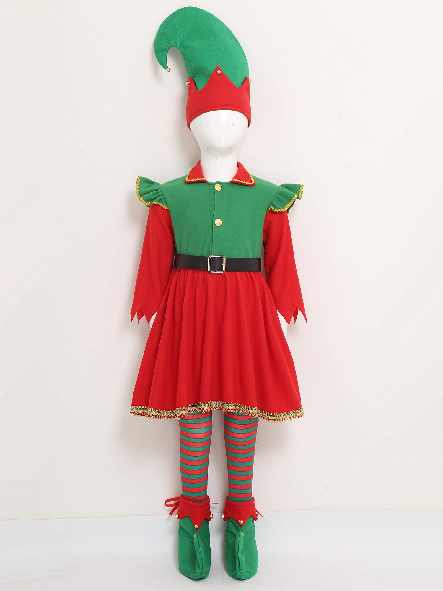 Elf Girl Christmas Costume San - Elf Costume Christmas ulasan dan harga