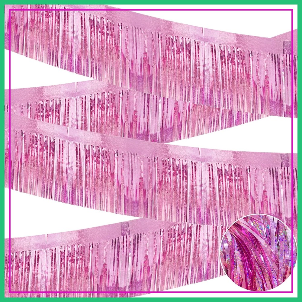 4 Pack Each 10 Feet Glitter Pi - Tinsel Garland Decoration ulasan dan harga