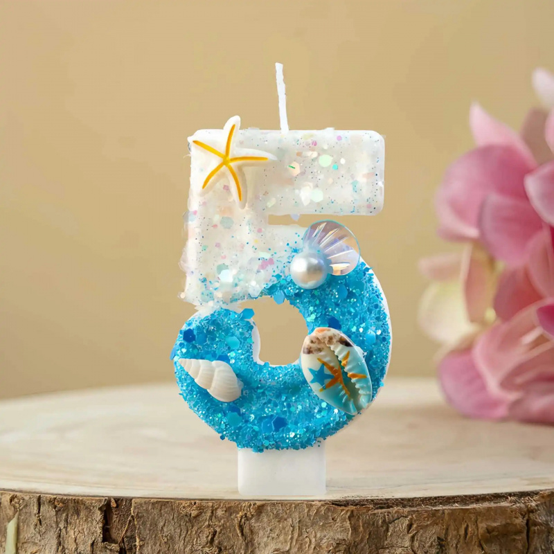 Shell-shaped Starfish Digital  - Holiday Candle Set ulasan dan harga