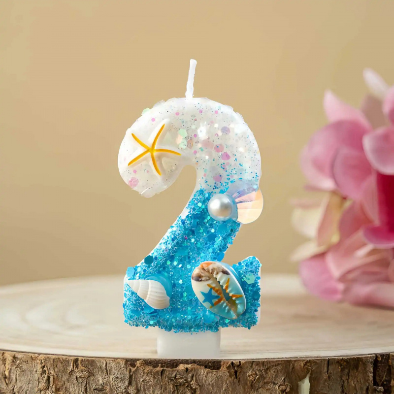 Shell-shaped Starfish Digital  - Holiday Candle Set ulasan dan harga