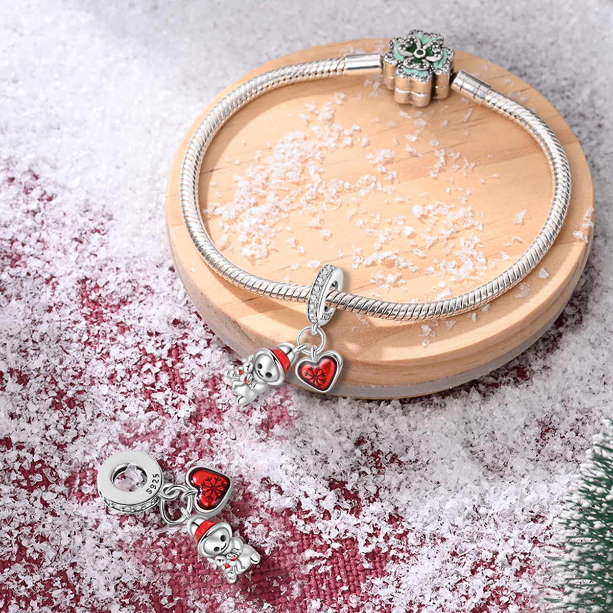 Holiday Series 925 Sterling Si - Christmas Stocking Hanging ulasan dan harga