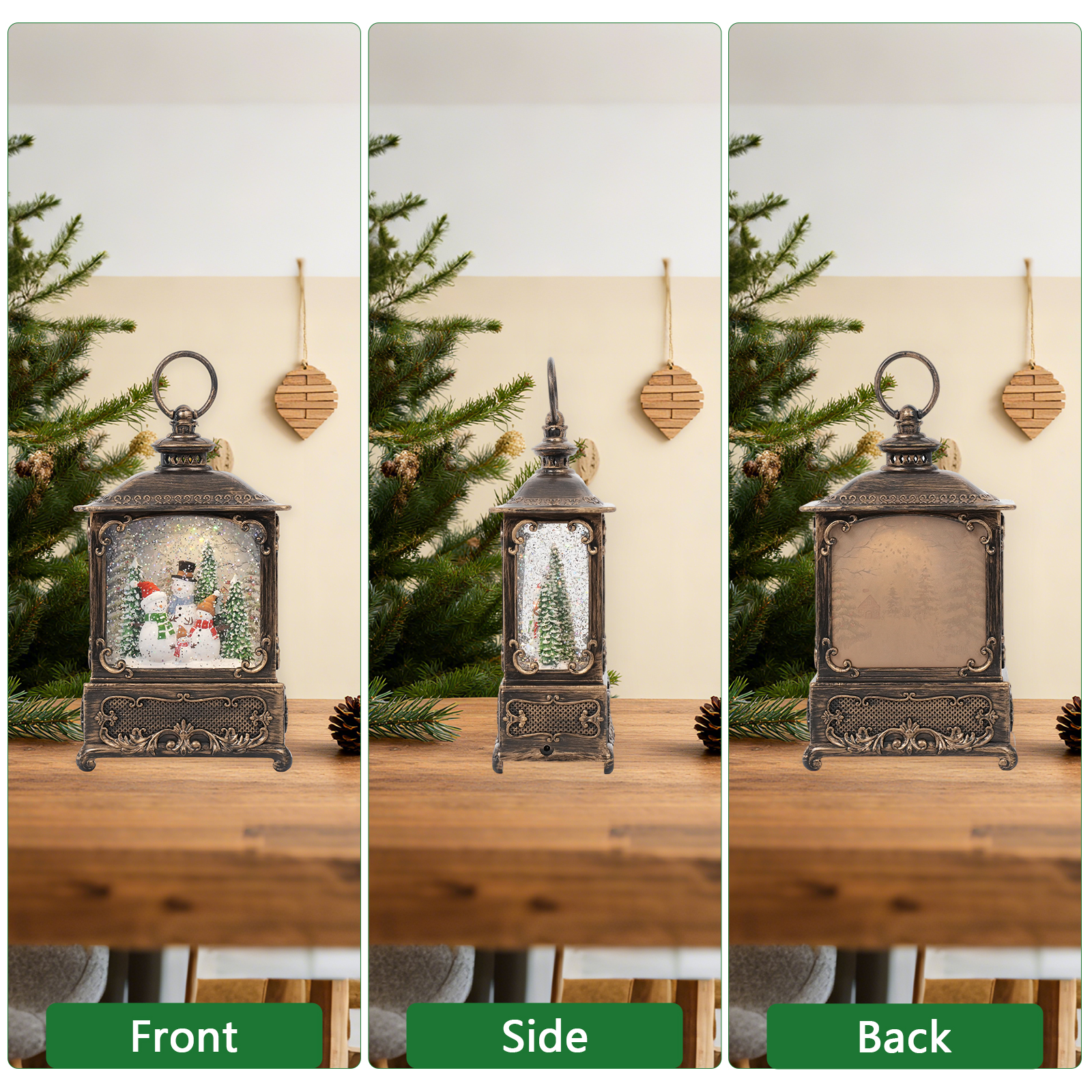 Music Snow Globe Lantern with  - Snow Globe Musical ulasan dan harga