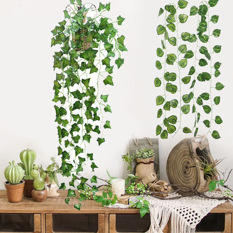 2.3m Silk Leaves Fake Creeper  - Led Fairy String Lights ulasan dan harga