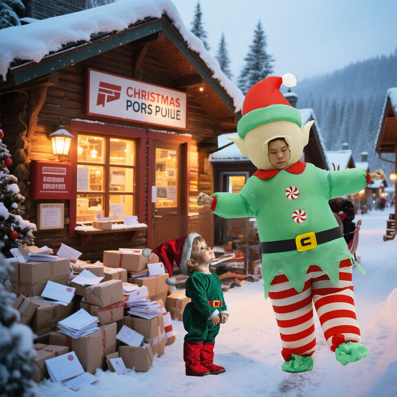 Christmas Elf Inflatable Costu - Elf Costume Christmas ulasan dan harga