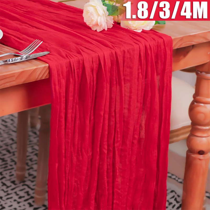 Valentine Red Long Table Runne - Christmas Table Runner ulasan dan harga