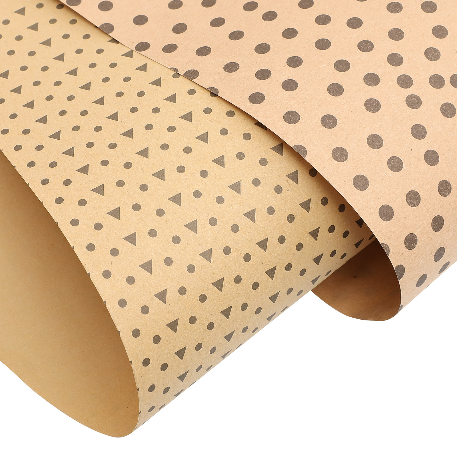 8Pcs Brown Kraft Gift Wrap Pap - Gift Box Wrap Set ulasan dan harga