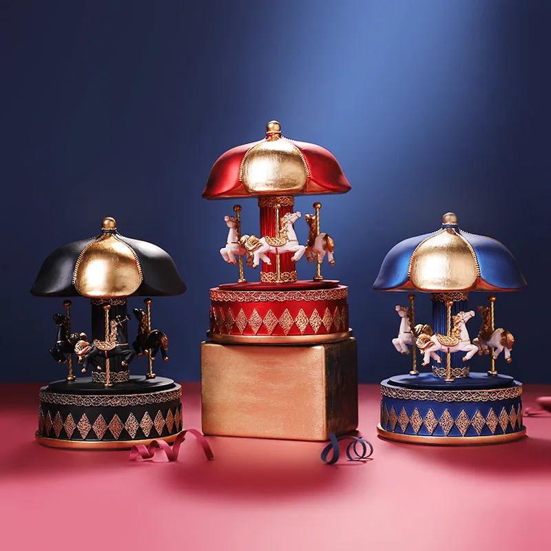 Carousel Music Box Snow Ball M - Snow Globe Musical ulasan dan harga