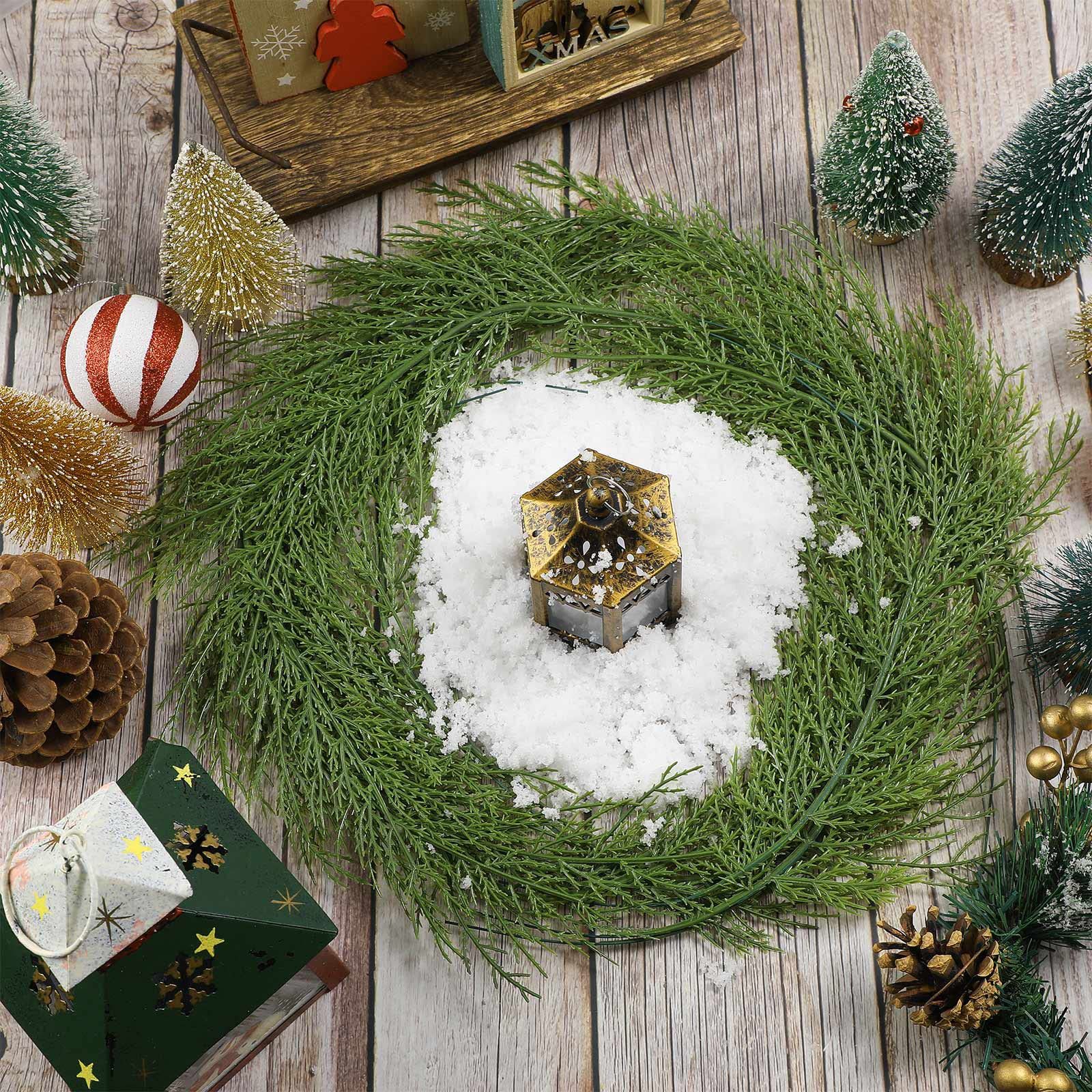 20Pcs Artificial Pine Sprigs F - Christmas Tree Artificial ulasan dan harga